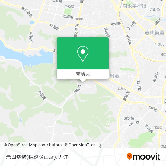 老四烧烤(锦绣暖山店)地图