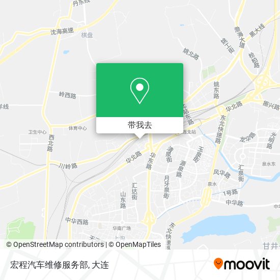 宏程汽车维修服务部地图
