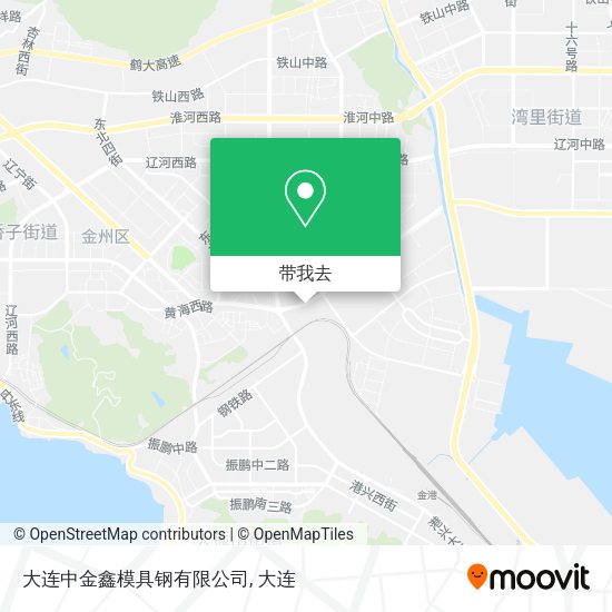 大连中金鑫模具钢有限公司地图