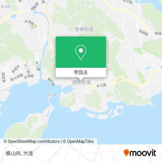 横山街地图