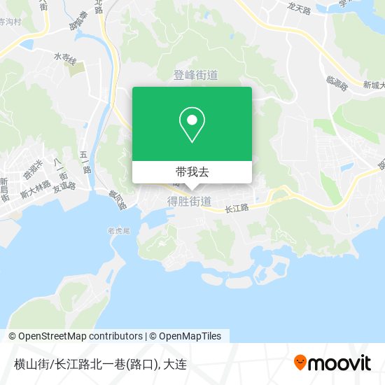 横山街/长江路北一巷(路口)地图