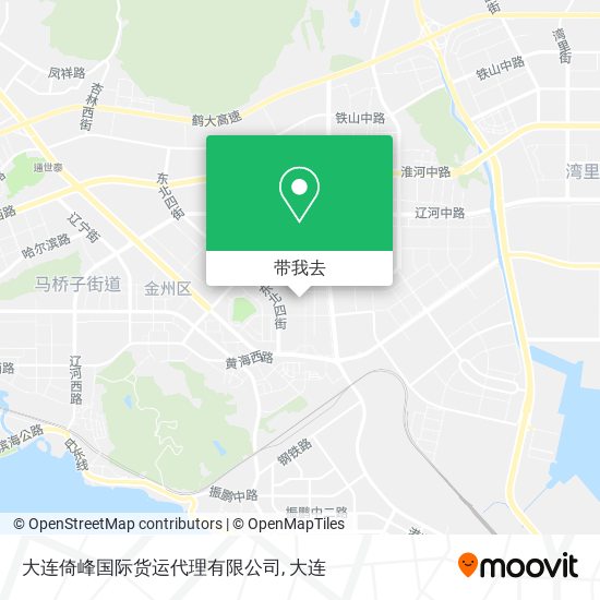 大连倚峰国际货运代理有限公司地图