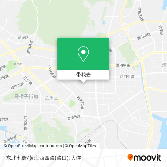 东北七街/黄海西四路(路口)地图