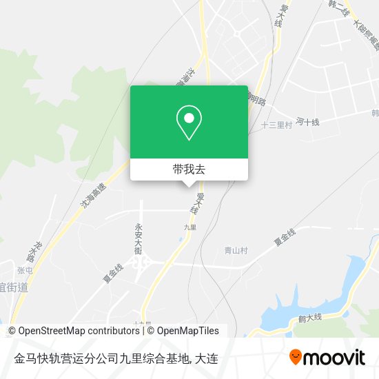 金马快轨营运分公司九里综合基地地图