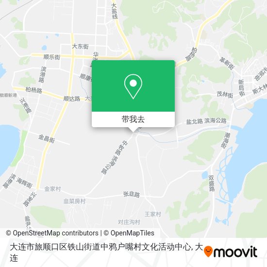 大连市旅顺口区铁山街道中鸦户嘴村文化活动中心地图