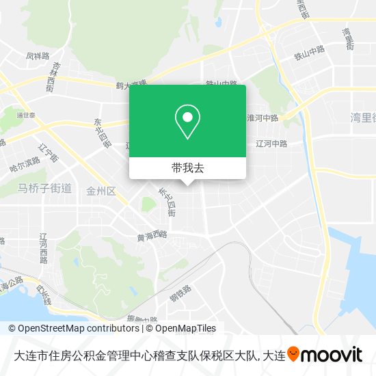 大连市住房公积金管理中心稽查支队保税区大队地图