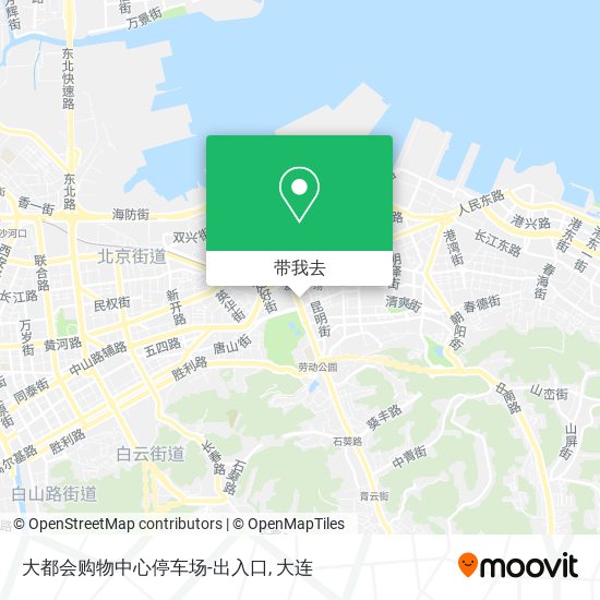 大都会购物中心停车场-出入口地图