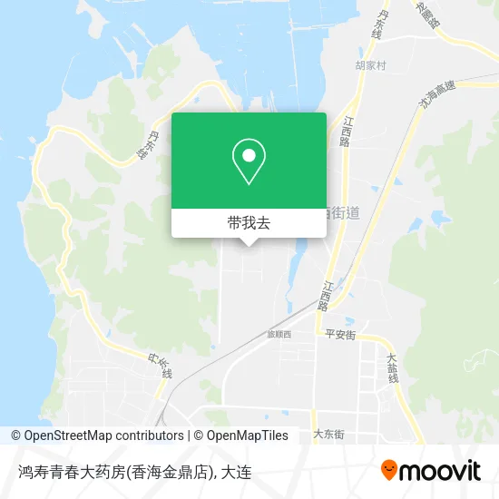 鸿寿青春大药房(香海金鼎店)地图