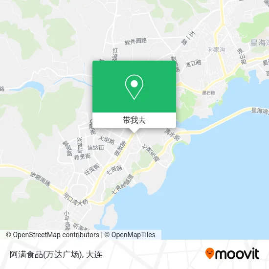 阿满食品(万达广场)地图