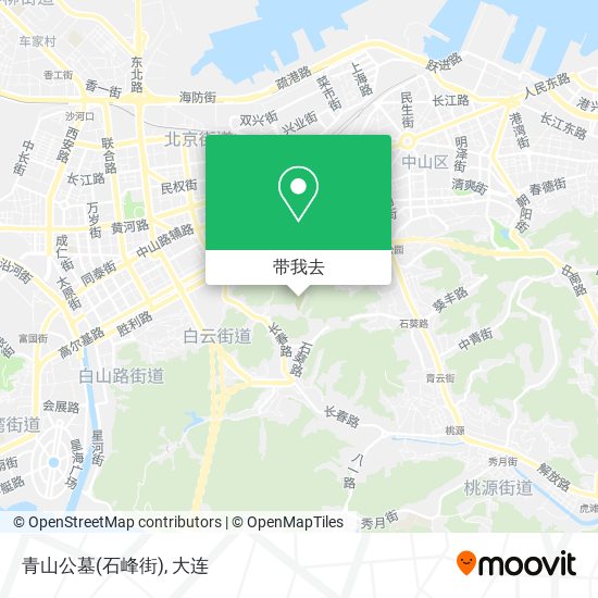 青山公墓(石峰街)地图