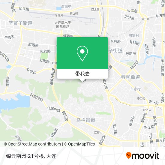 锦云南园-21号楼地图
