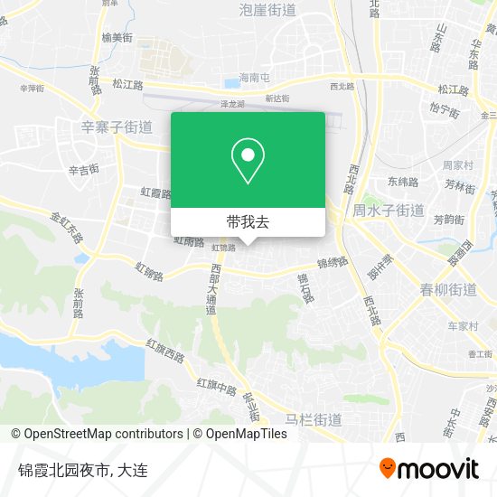 锦霞北园夜市地图