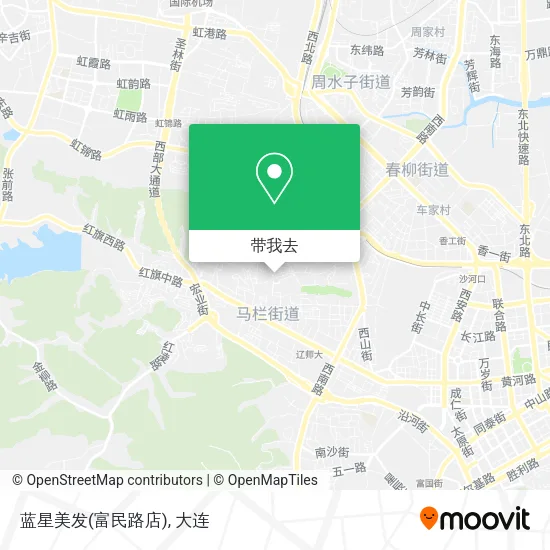 蓝星美发(富民路店)地图