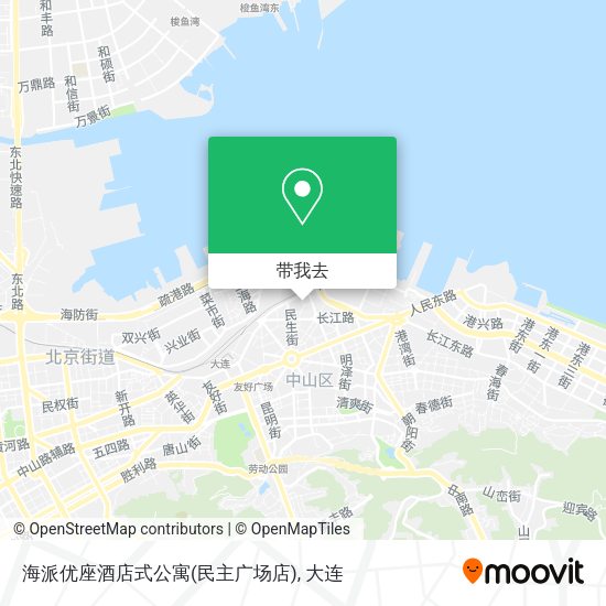 海派优座酒店式公寓(民主广场店)地图