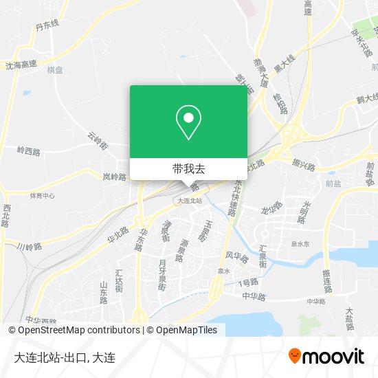 大连北站-出口地图