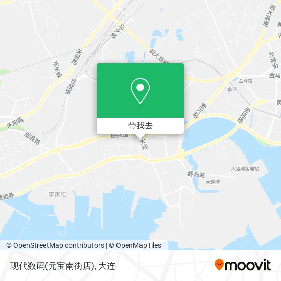 现代数码(元宝南街店)地图