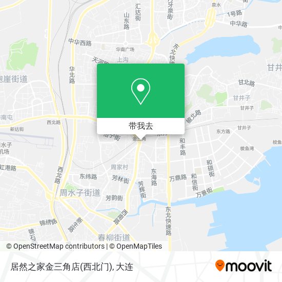 居然之家金三角店(西北门)地图