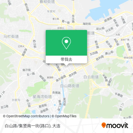 白山路/集贤南一街(路口)地图