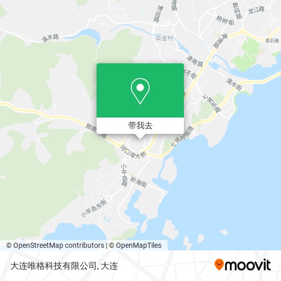 大连唯格科技有限公司地图