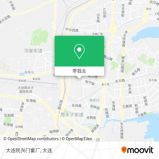 大连民兴门窗厂地图