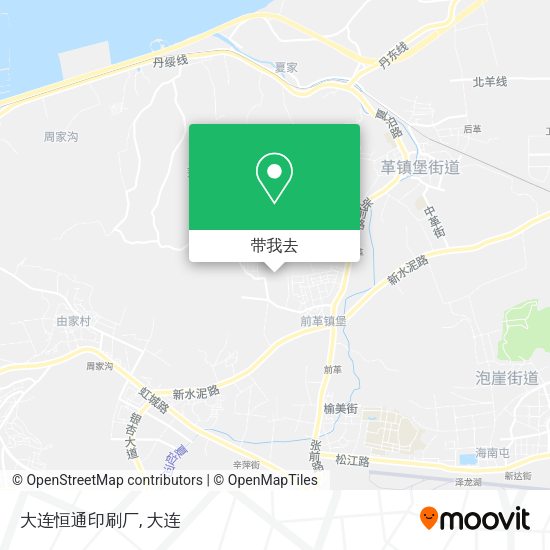 大连恒通印刷厂地图