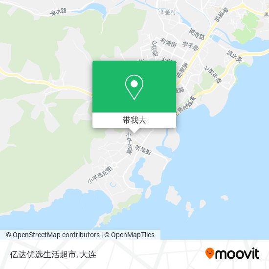 亿达优选生活超市地图