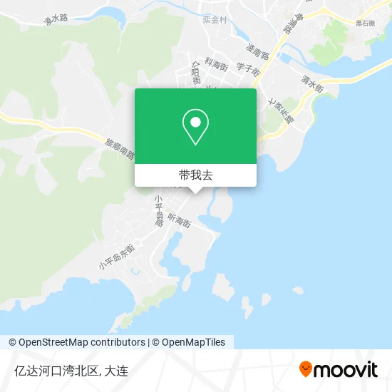 亿达河口湾北区地图