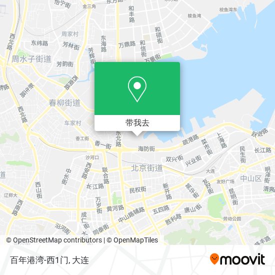 百年港湾-西1门地图