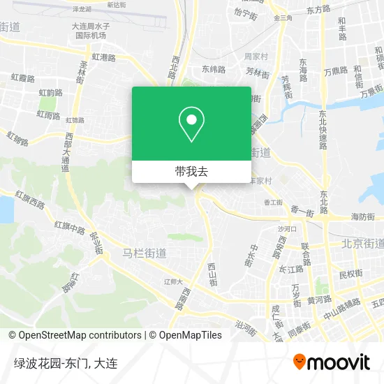 绿波花园-东门地图