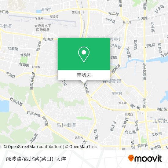 绿波路/西北路(路口)地图