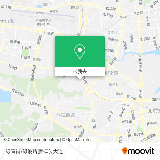 绿青街/绿波路(路口)地图
