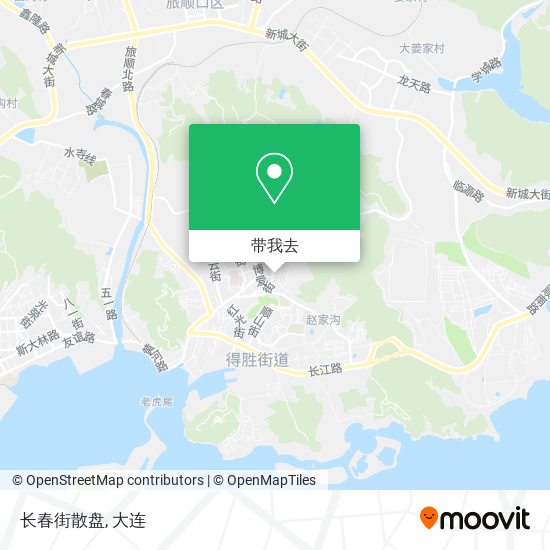 长春街散盘地图
