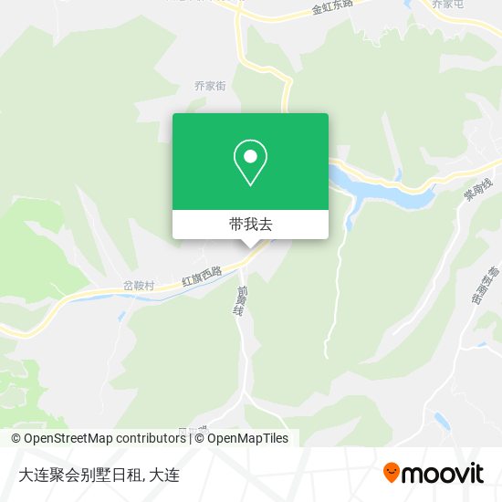 大连聚会别墅日租地图