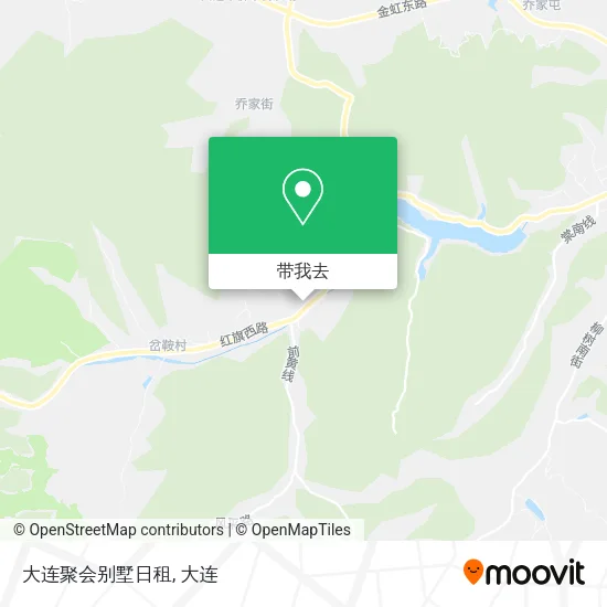 大连聚会别墅日租地图