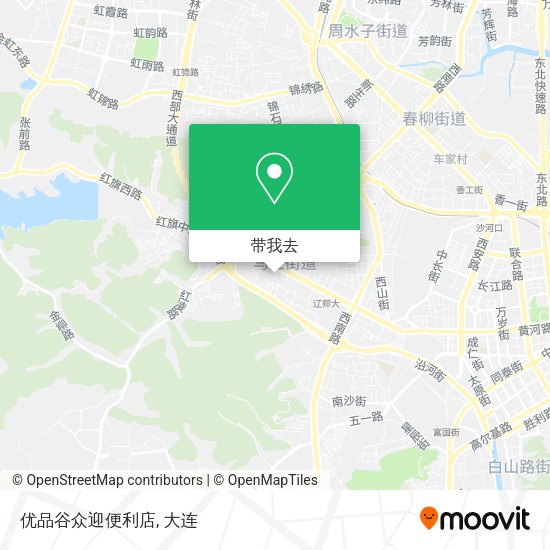 优品谷众迎便利店地图