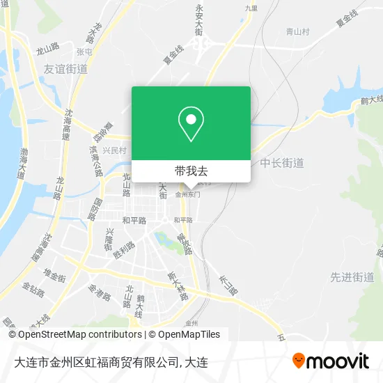 大连市金州区虹福商贸有限公司地图