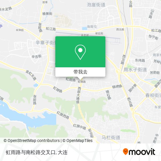 虹雨路与南松路交叉口地图