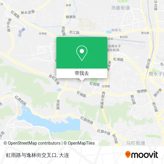 虹雨路与逸林街交叉口地图