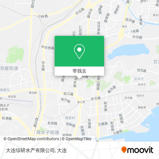 大连综研水产有限公司地图
