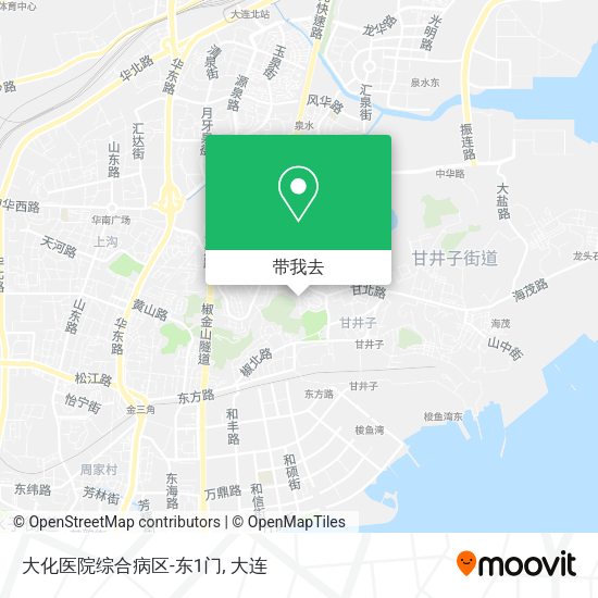 大化医院综合病区-东1门地图