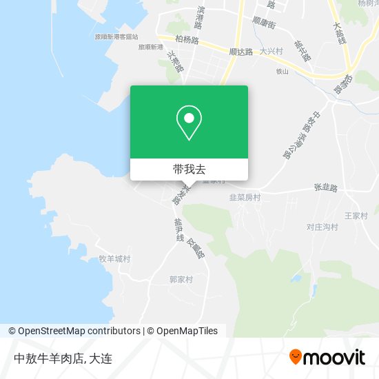 中敖牛羊肉店地图