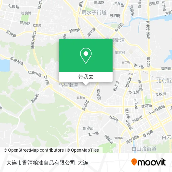 大连市鲁清粮油食品有限公司地图