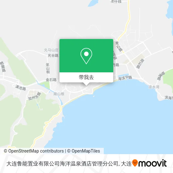 大连鲁能置业有限公司海洋温泉酒店管理分公司地图