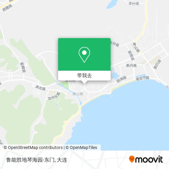 鲁能胜地琴海园-东门地图