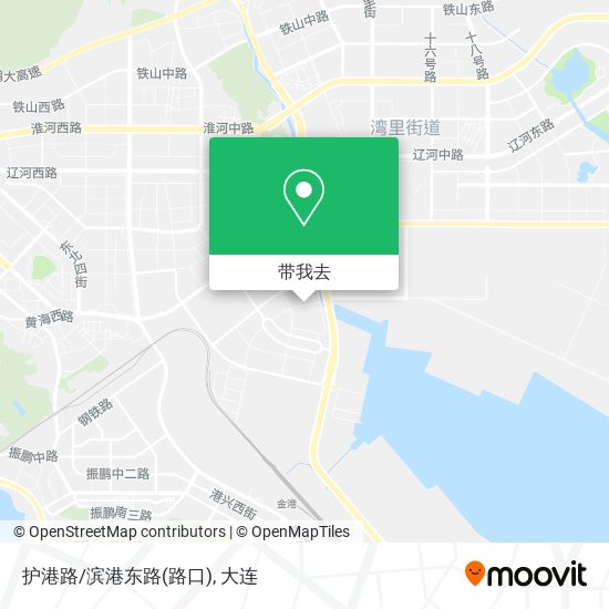 护港路/滨港东路(路口)地图