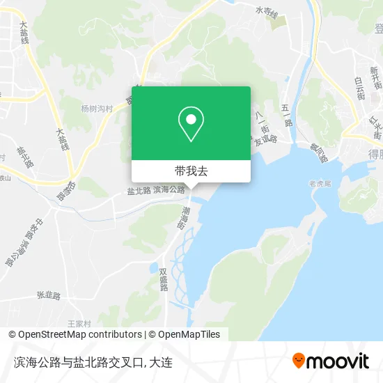 滨海公路与盐北路交叉口地图