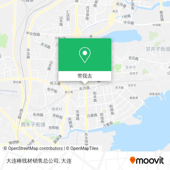 大连棒线材销售总公司地图