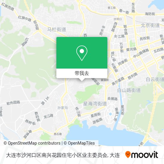 大连市沙河口区南兴花园住宅小区业主委员会地图