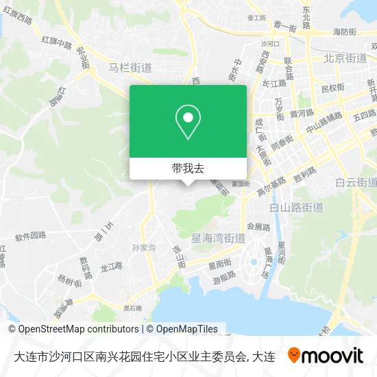 大连市沙河口区南兴花园住宅小区业主委员会地图