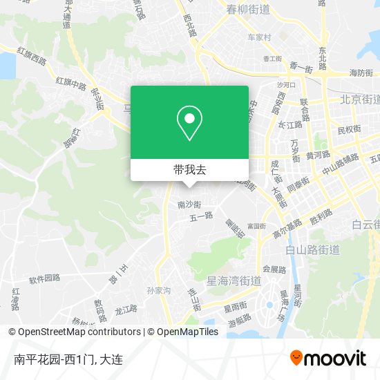 南平花园-西1门地图